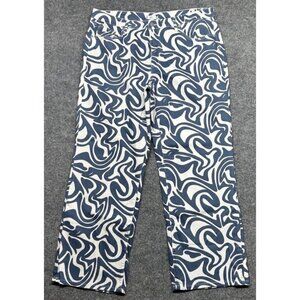 Rue21 Jeans Womens Plus 3X Blue Denim Skate Straight Leg Stretch High Rise New